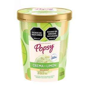 Helado Popsy Lt Cream Limon 600G