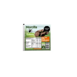 Morcilla COLANTA 4 porciones aproximadamente (225 gr)