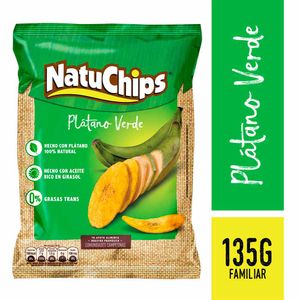 PASABOCA NATUCHIPS PLATANO VERDE 135g