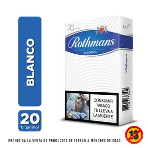 Cigarrillo Rothmans Blanco X20 Unds