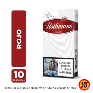 Cigarrillo Rothmans Rojo X10 Unds