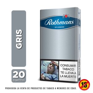 Cigarrillo Rothmans Gris Sks Rc X20 Unds