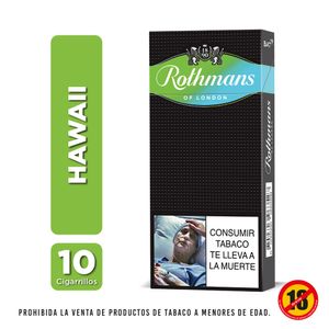 Cigarrillos Rothmans Hawaii Xl X10 Unds