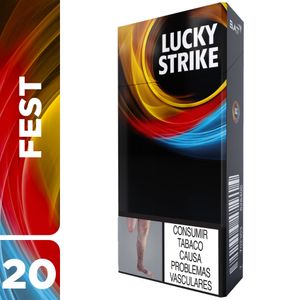 Cigarrillo Lucky Strike Fest Xl X20 Unds Un