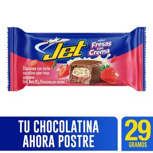 Chocolatina Jet Fresa Crema 29 G