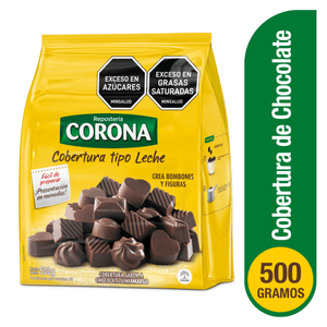 COBERTURA CORONA MASAGLASE LECHE 500g