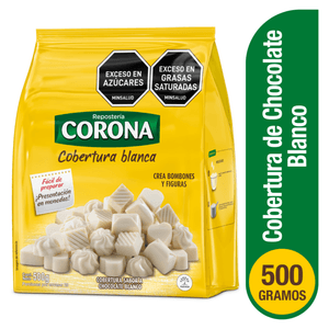 COBERTURA CORONA MASAGLASE BLANCA 500g