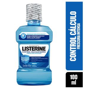 Enjuague bucal LISTERINE control cálculo frescura intensa (180 ml)