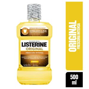 Enjuague Bucal LISTERINE® Original Frescura Intensa 500 ml