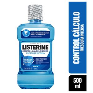Enjuague bucal LISTERINE control cálculo frescura intensa (500 ml)