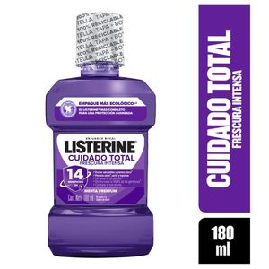 Enjuague Bucal LISTERINE® Cuidado Total Frescura Intensa 180 ml