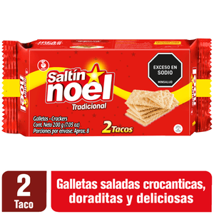 GALLETA SALTIN NOEL 2 TACO 200 g