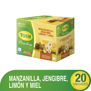 AROMATICA TOSH MANZANA LIMON JENGI X20SOB 22g