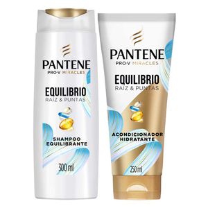 Pack Shampoo y Acondicionador Pantene Pro-V Miracles Equilibrio Raiz y Puntas 300 ml + 250 ml