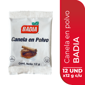 Condimento Badia Canela en Polvo 12 G X12 Unds