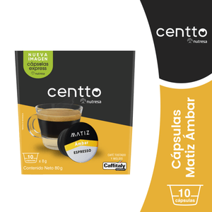 CAFE MATIZ AMBAR CENTTO 8g X10 CAP