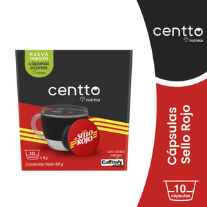 CAFE SELLO ROJO CENTTO 6g X10 CAP