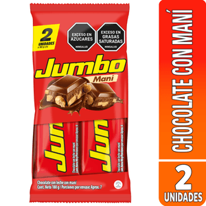 Chocolatina Jumbo Jet 180 G X2 Unds
