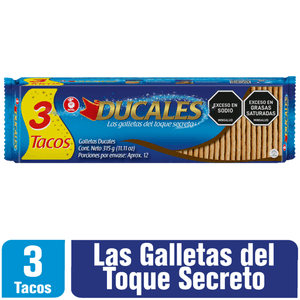 Galleta Ducales Taco 315 G X3 Unds