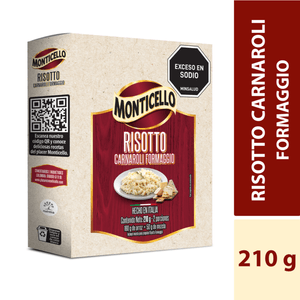 Arroz MONTICELLO carnaroli formagi (210 gr)