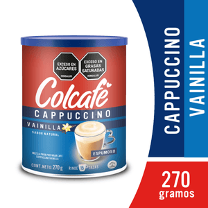 Café COLCAFE capuccino vainilla (270 gr)