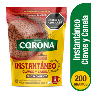 Chocolate CORONA clavos y canela (200 gr)