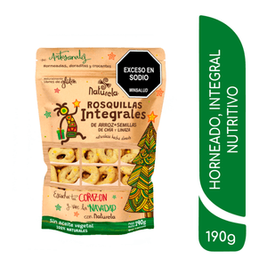 Pasabocas NATURELA rosquilla integral (190 gr)