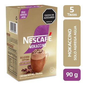 Café Nescafé Mokaccino 18 G X5 Unds