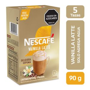 Café Nescafé Latte Vainilla 18 G X6 Unds
