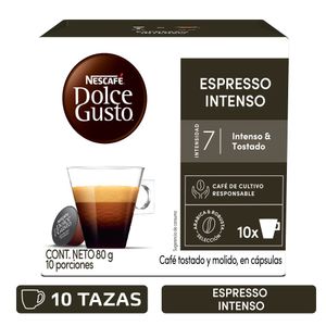 Café Nescafé Dolce Gusto Espresso Intenso Cápsulas 80 G