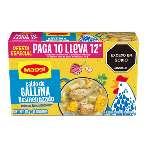 Caldo De Gallina Desmenuzado Especias MAGGI desmenuzado (90 gr)