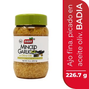 CONDIMENTO AJO BADIA FINAMENTE PICADO FRASCO 226.7g