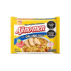 Sopa Ajinomen Instantánea Gallina Criolla con Fideo 80 G