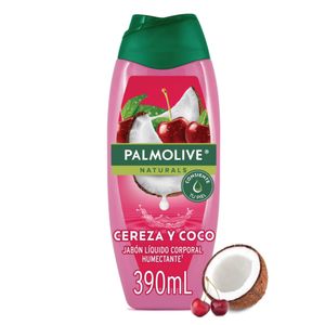 Jabon Líquido Palmolive Corporal Naturals Cereza y Coco 390 Ml