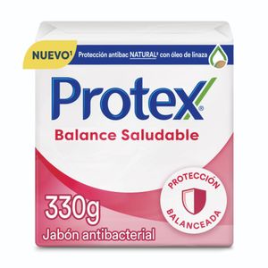 Jabón Antibacterial Protex Balance Saludable 110g x3