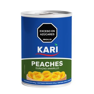 Durazno Kari Amarillo Lata x 410 g