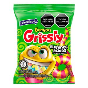 Gomitas GRISSLY ácidas sabor a fresa (70 gr)