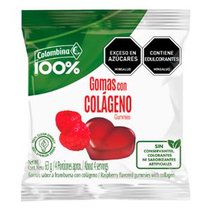 GOMAS COLOMBINA 100% C/COLAGENO 63g