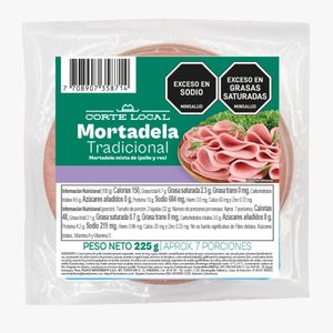 Mortadela Corte Local Tradicional 225 G