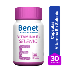 Vitamina E +Selenio Benet Frasco X30 Cap