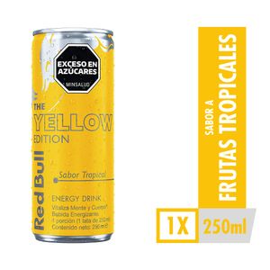Bebida energizante RED BULL sabor a frutas tropicales (250 ml)