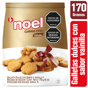 GALLETA NOEL VAINILLA BOLSA 170g
