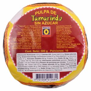 Tamarindo Olimpica Bajo en Azúcar 500 G