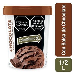 Helado Colombina Chocolate 1/2 Lt