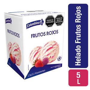 Helado Colombina Frutos Rojos 5L 2200G