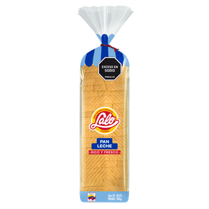 Pan Tajado Leche Lalo (550g)