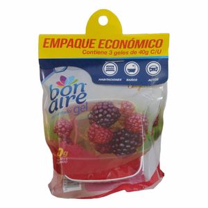 AMBTADOR BON AIRE GEL MORA 40g X3 P/ESP