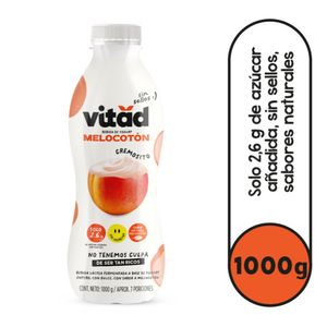 Bebida de Yogurt Vitad Melocotón sin Sellos 1000 G