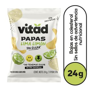 Papas Vitad Lima Limón 24g