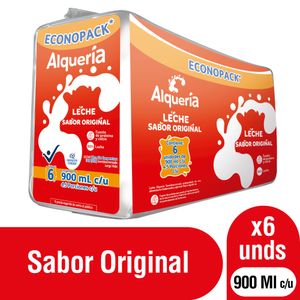 Leche Alquería Entera 900 Ml X6 Unds